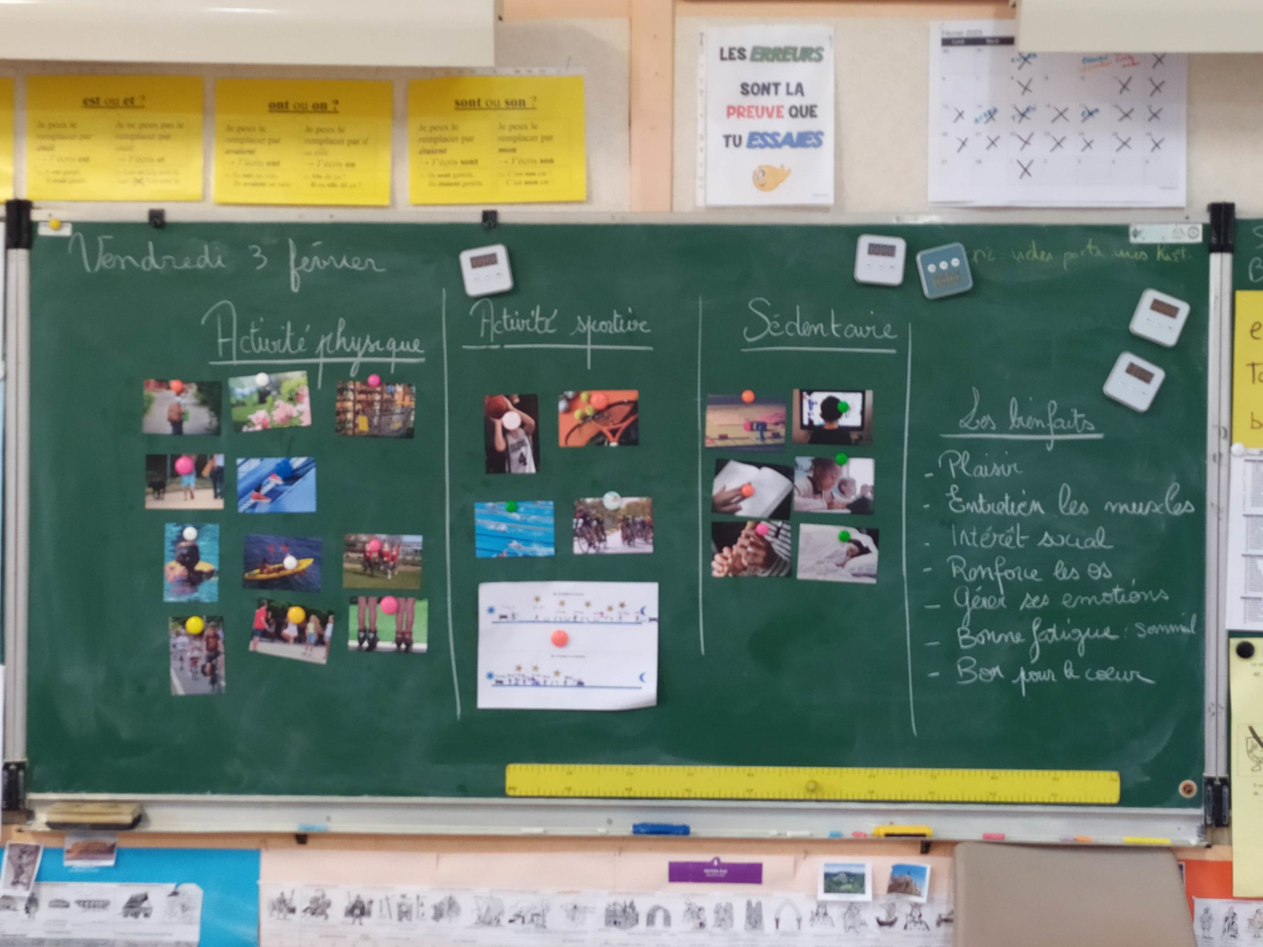 activités physiques, sportives et sédentaires