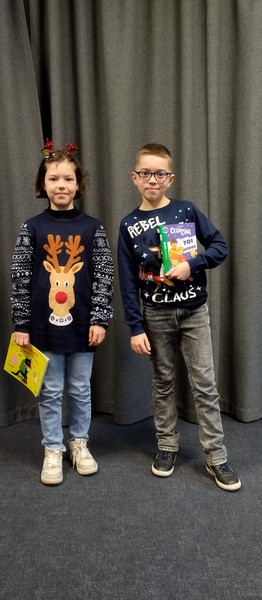 Les 2 champions: Adèle et Tom